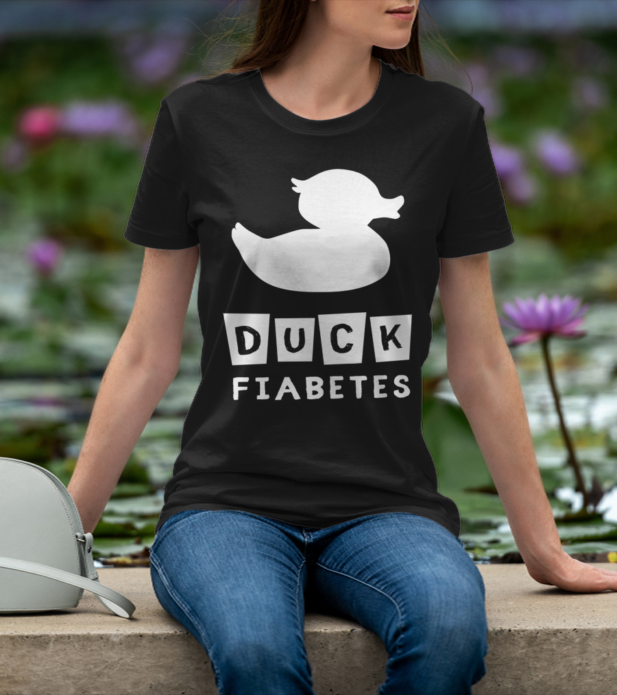 Duck Fiabetes Funny Diabetic Type 1 Diabetes T-Shirt