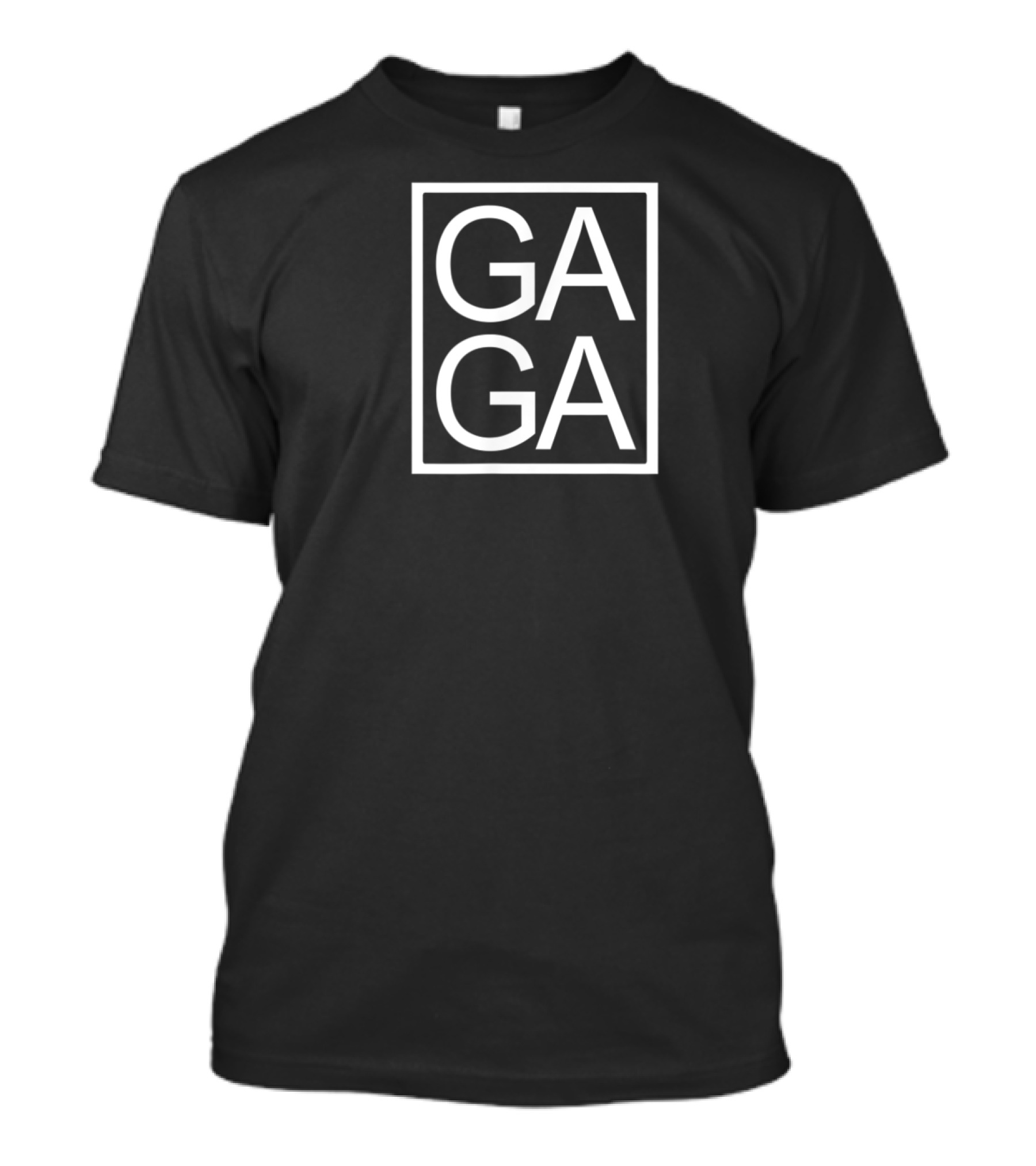 GAGA Novelty Unique Graphic GA GA Box T-Shirt
