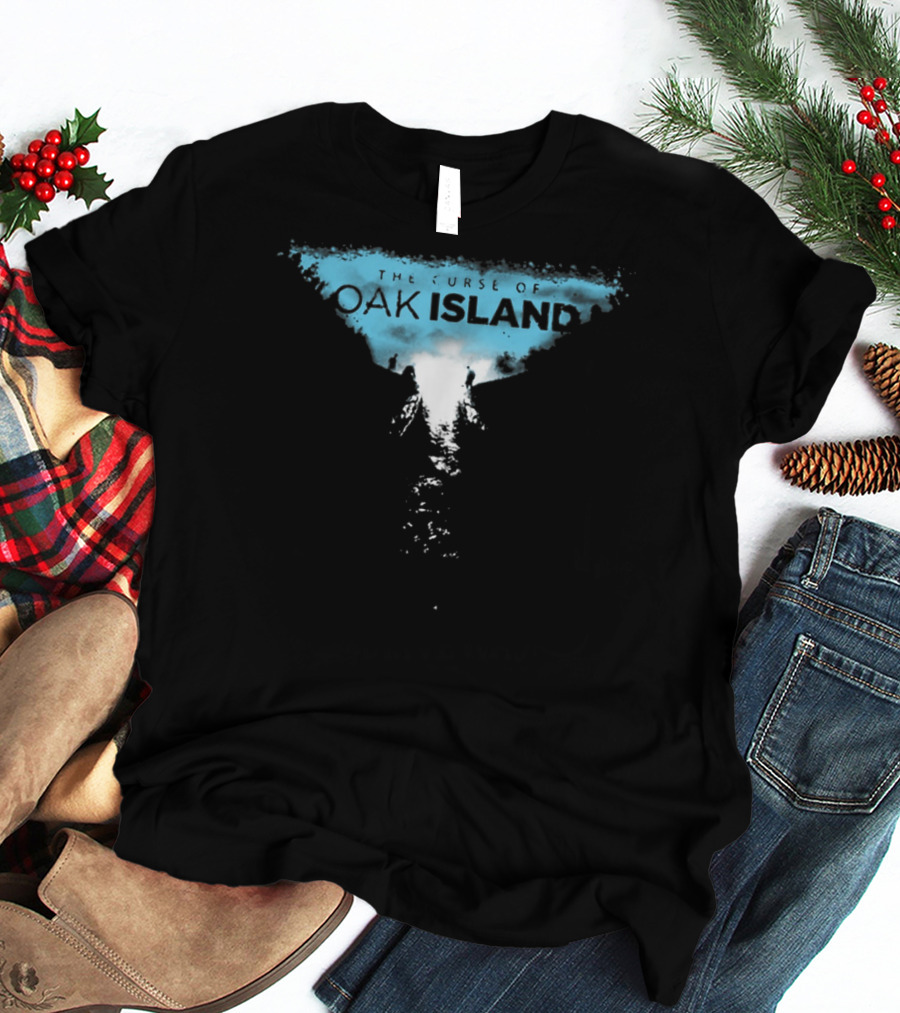 The Curse Of Oak Island Mysterious Treasure Excavation Scene T-Shirt