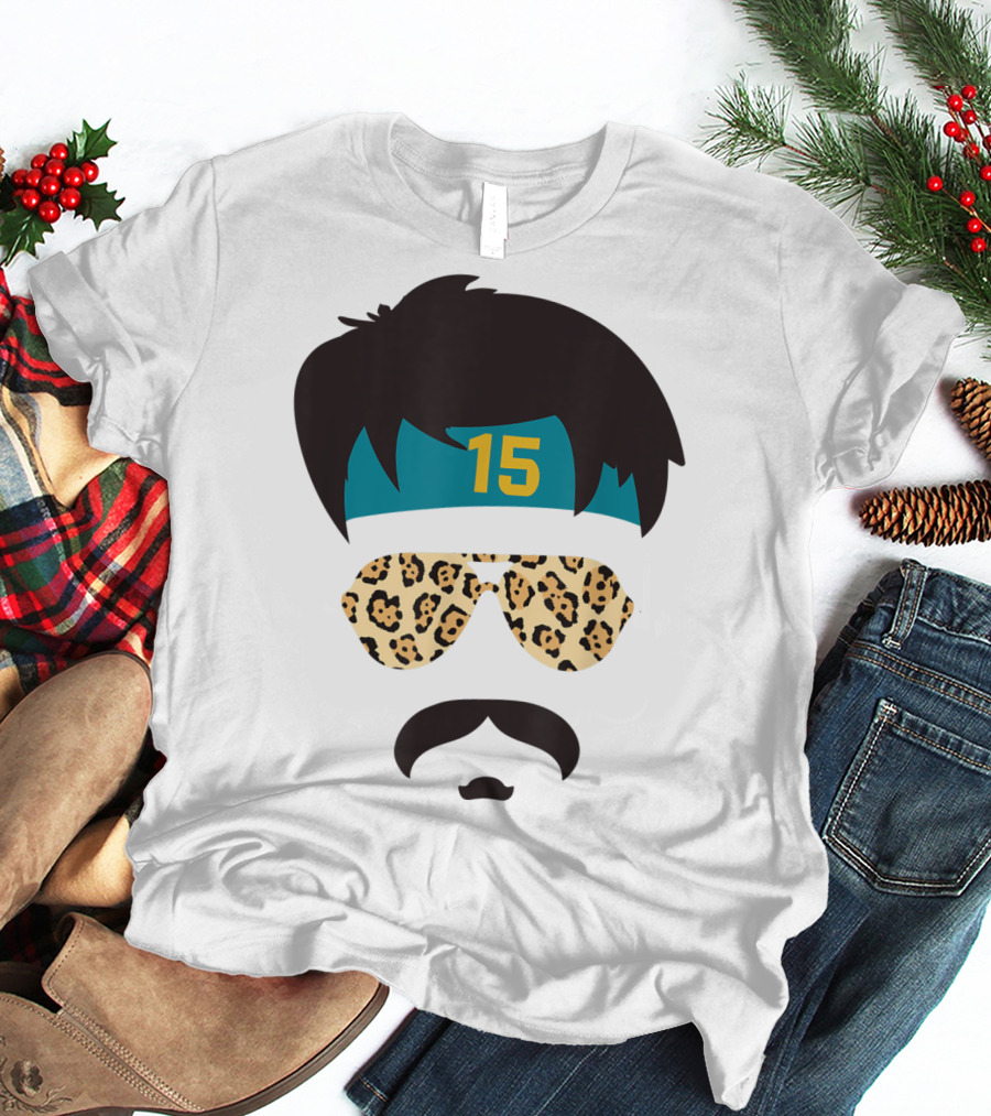 Jacksonville Football Uncle Rico Leopard Sunglasses 15 Headband 904 T-Shirt