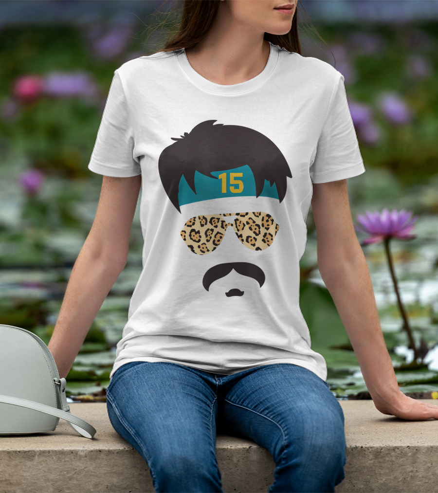 Jacksonville Football Uncle Rico Leopard Sunglasses 15 Headband 904 T-Shirt