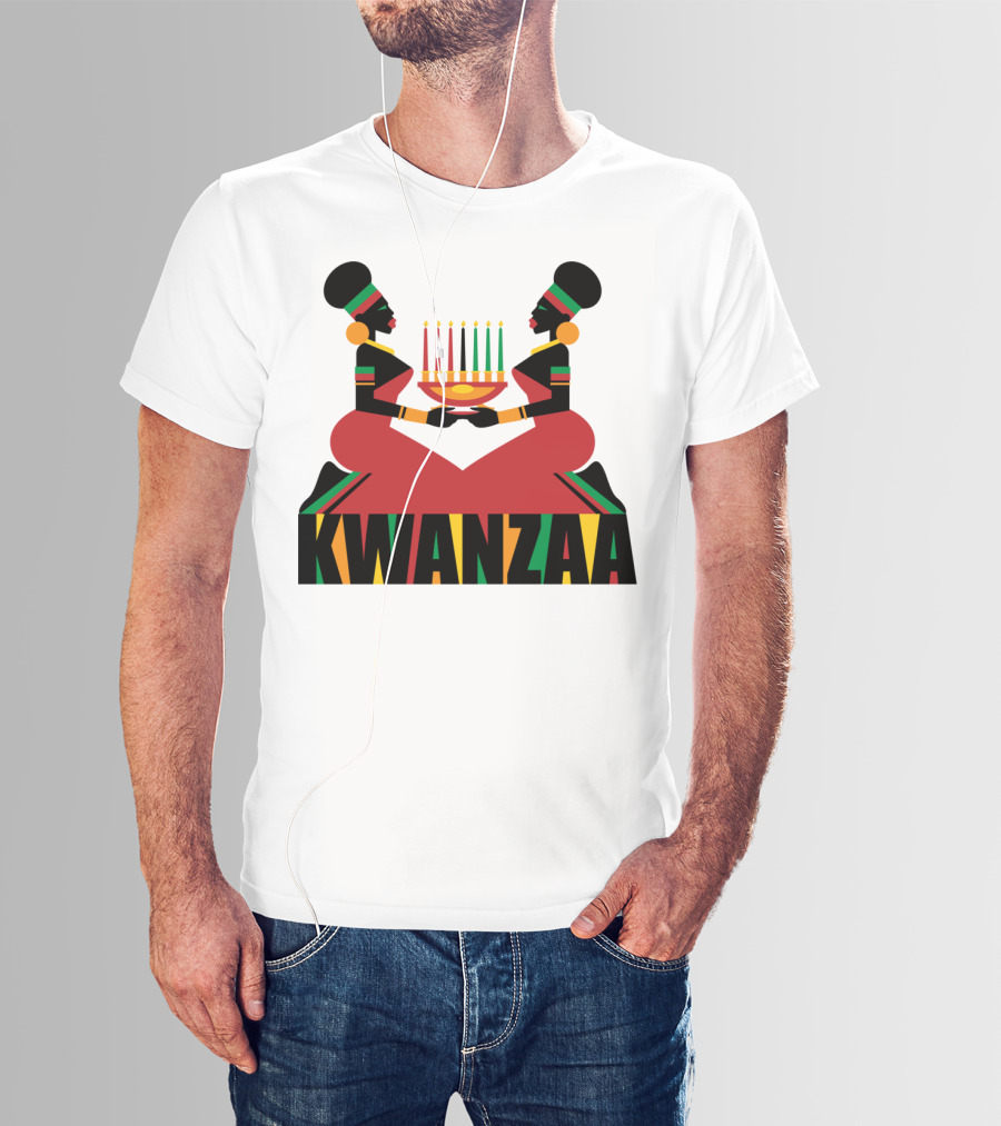 Kwanzaa Celebration African Kinara Tradition T-Shirt
