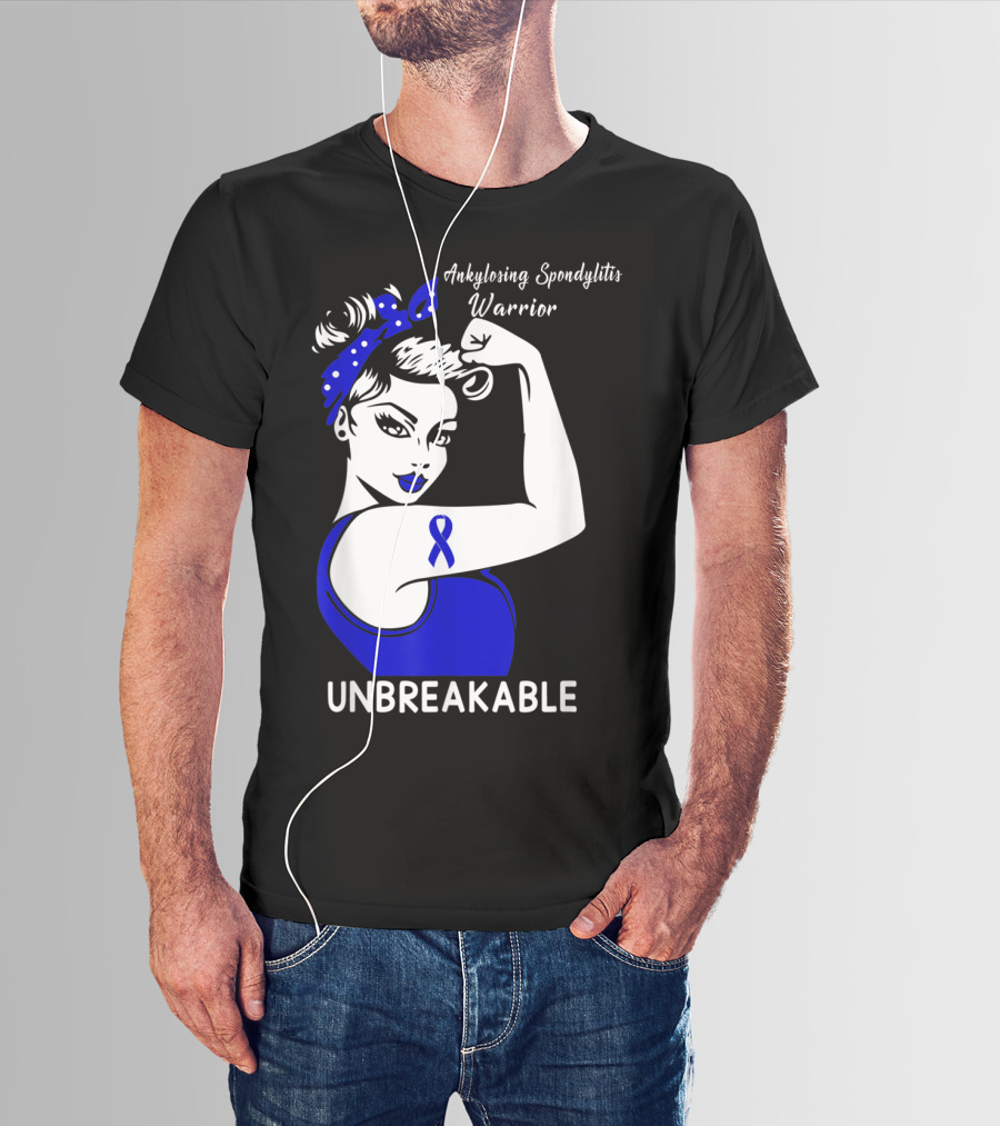 Ankylosing Spondylitis Warrior Unbreakable T-Shirt