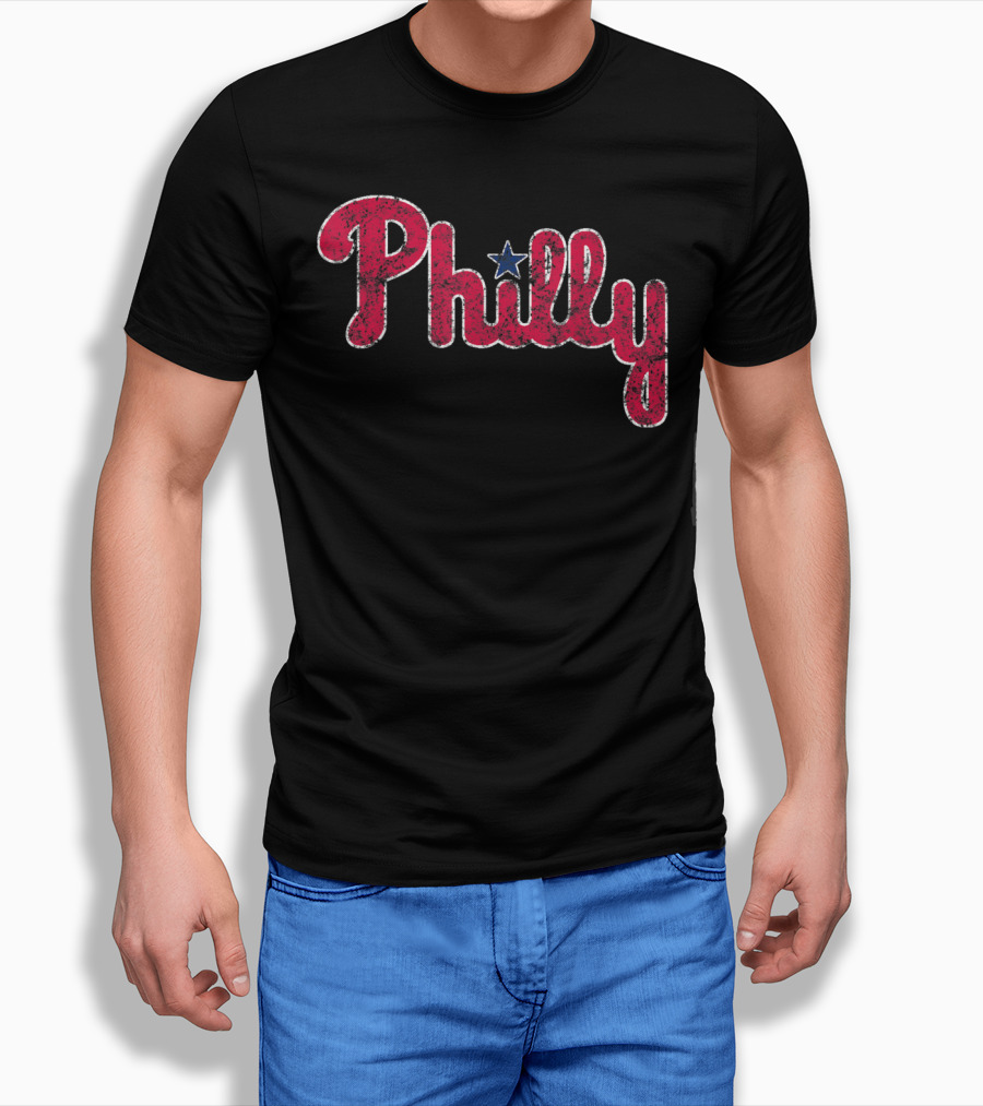 Philadelphia Baseball Vintage Philly Star T-Shirt