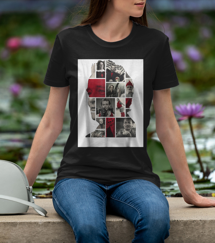 Classic Bill Murray Film Collage T-Shirt