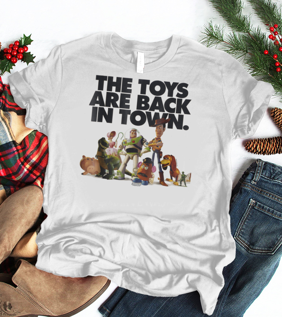 The Toys Are Back In Town Disney Pixar Toy Story Characters T-Shirt