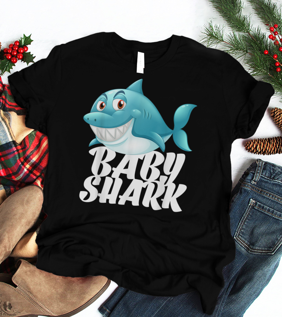 Baby Shark Lovers I Love Sharks T-Shirt