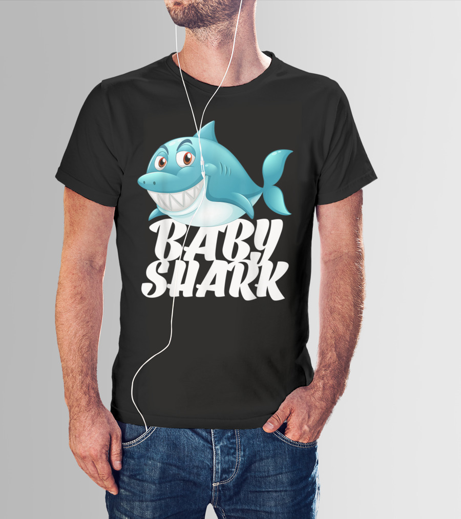 Baby Shark Lovers I Love Sharks T-Shirt