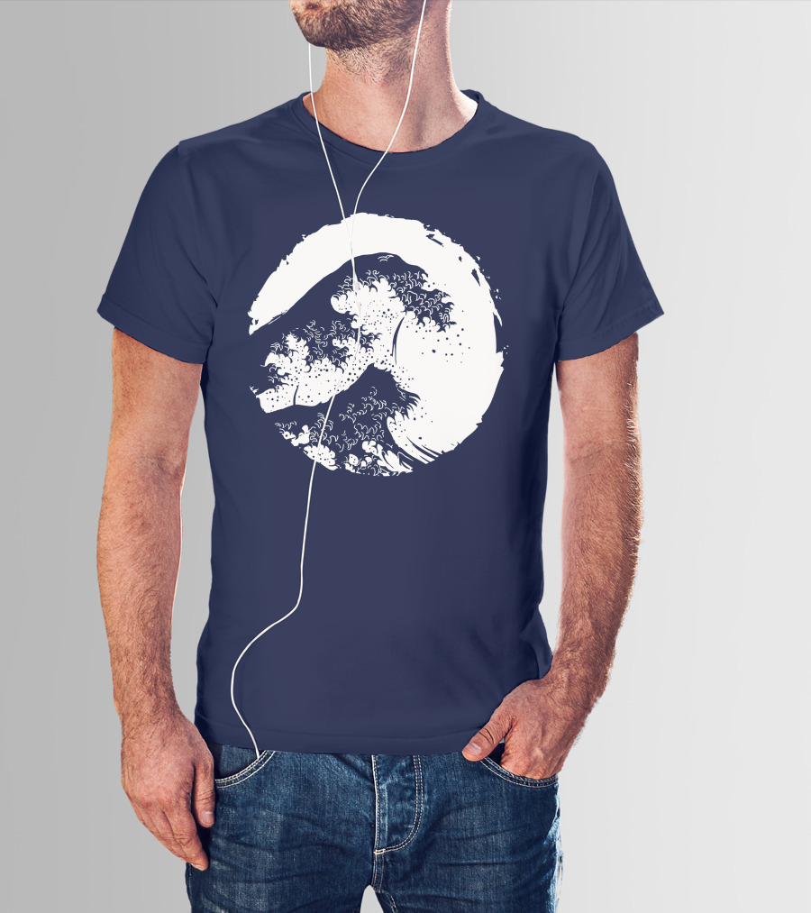 Wave In Japan Iconic Circle T-Shirt