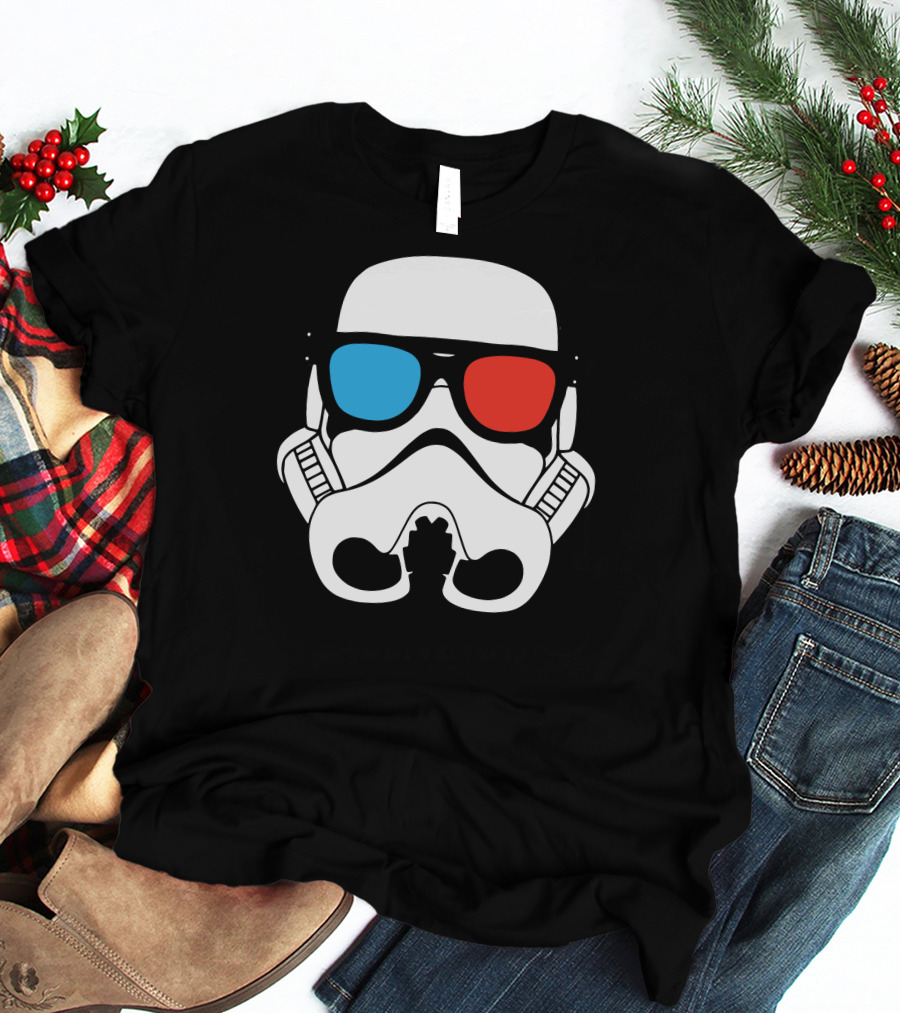 Cool Trooper 3D Glasses Stormtrooper T-Shirt