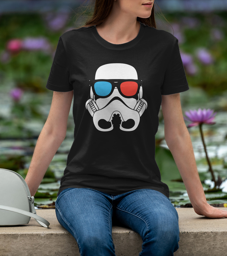 Cool Trooper 3D Glasses Stormtrooper T-Shirt
