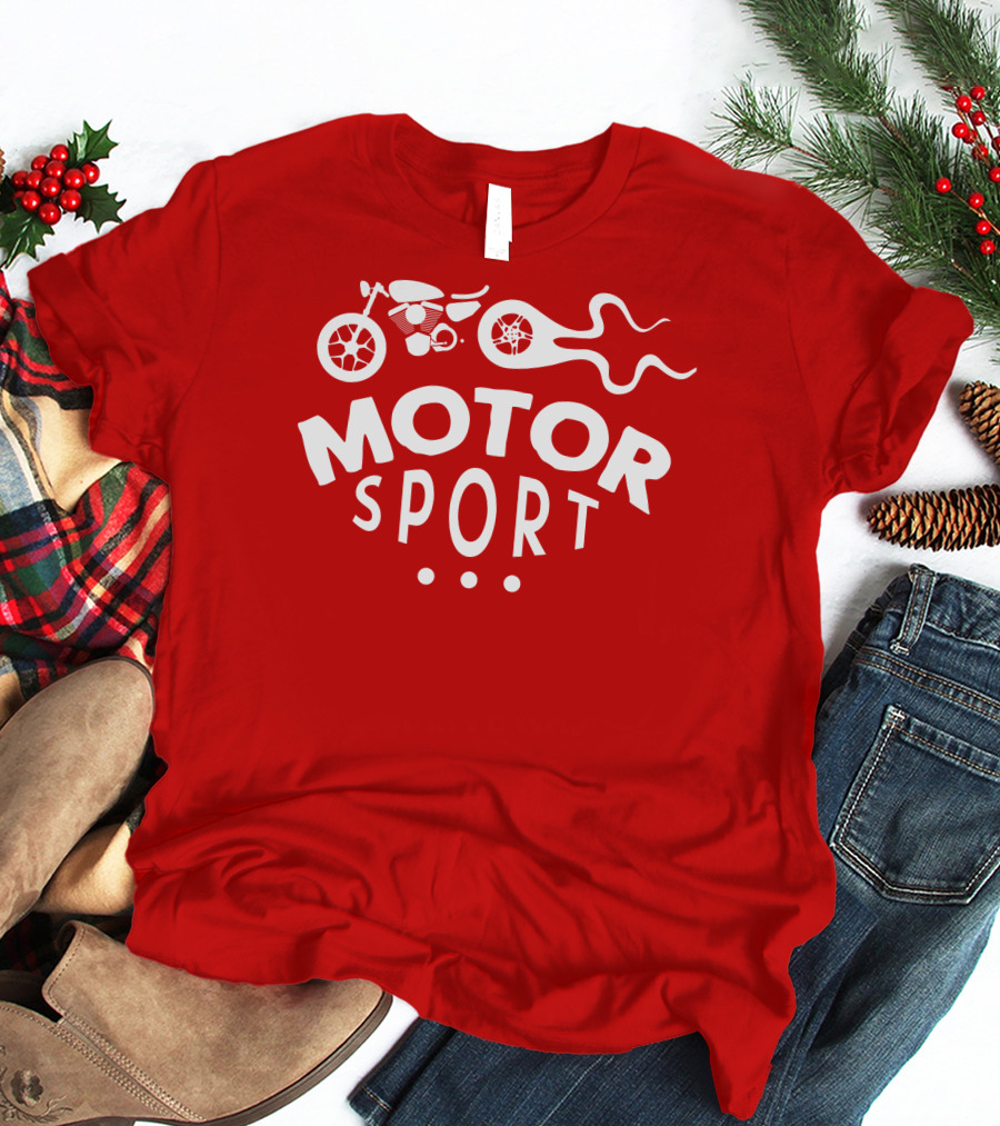MOTOR SPORT Motorcycle Flame T-Shirt