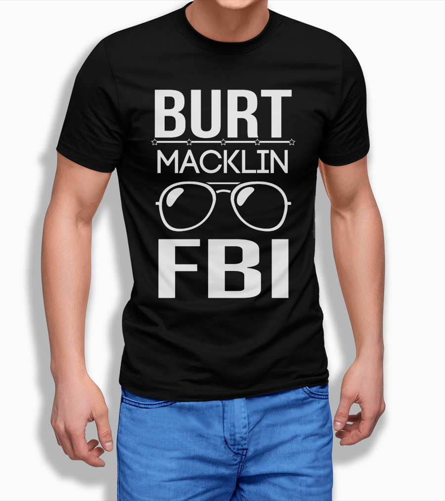 Burt Macklin FBI Sunglasses Stars T-Shirt
