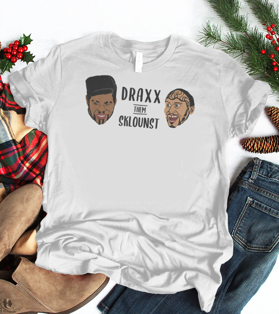 Draxx Them Sklounst Illustrated Faces T-Shirt