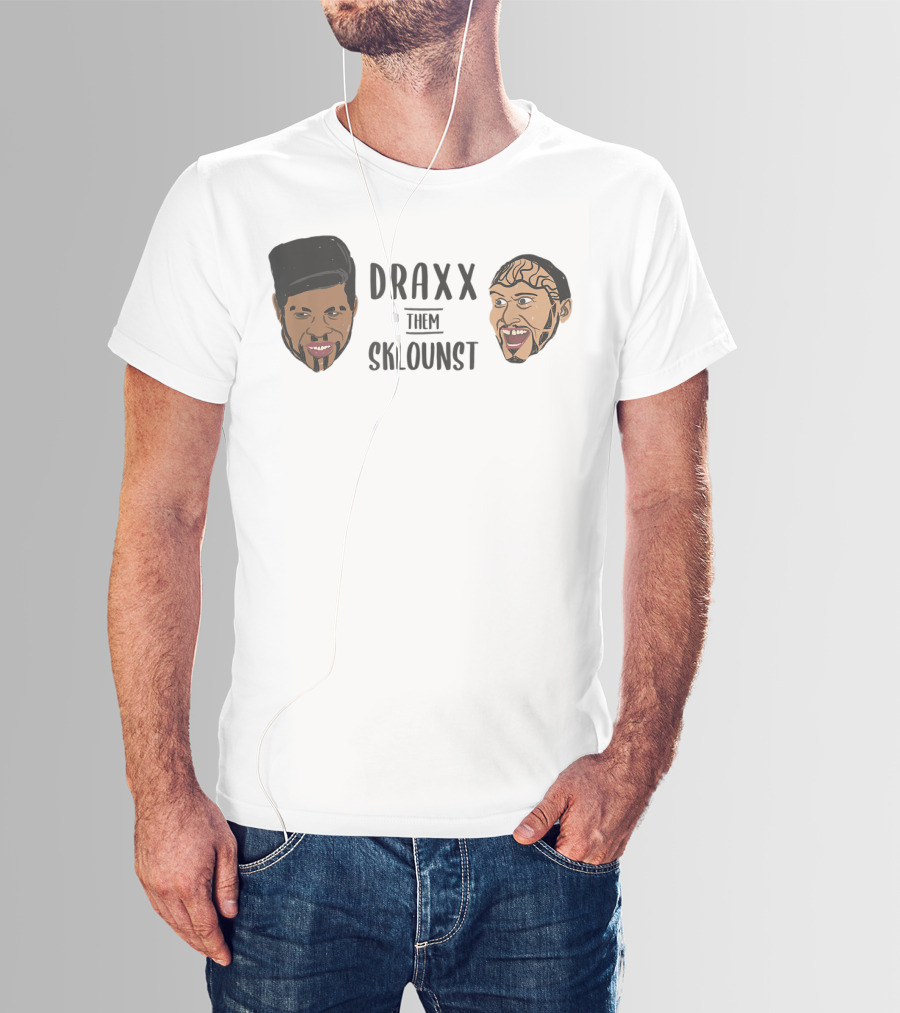 Draxx Them Sklounst Illustrated Faces T-Shirt