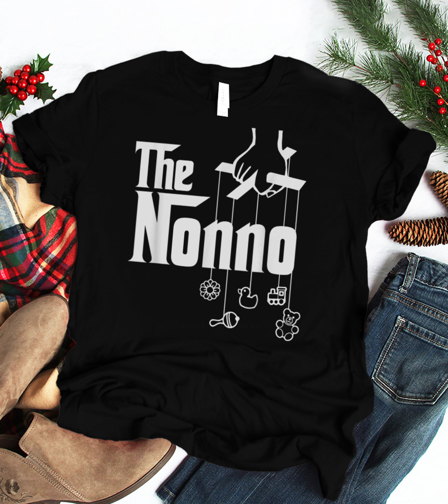The Nonno Italian Grandpa Puppet Toys Baby Shower T-Shirt