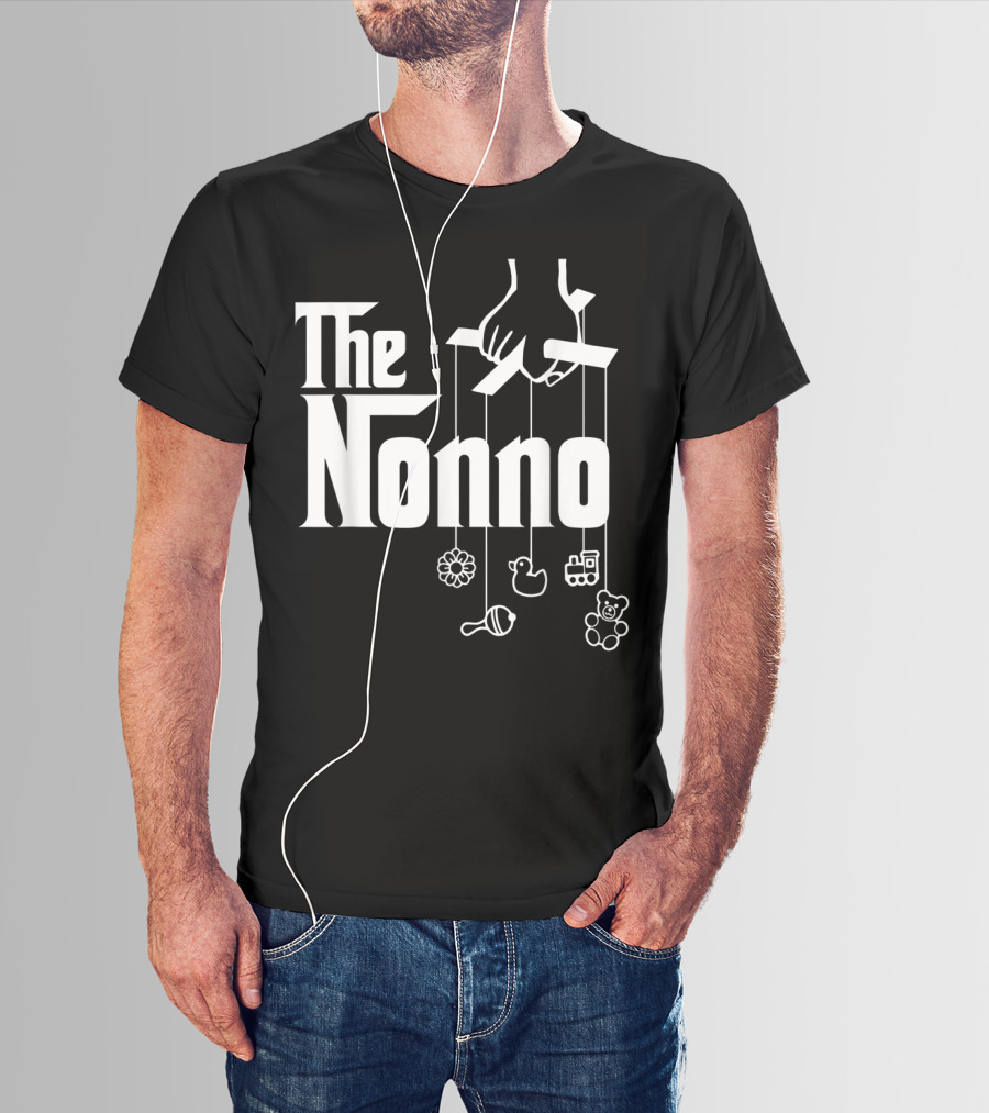 The Nonno Italian Grandpa Puppet Toys Baby Shower T-Shirt