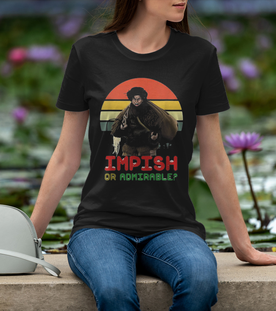 Impish Or Admirable Vintage Retro Sunset T-Shirt