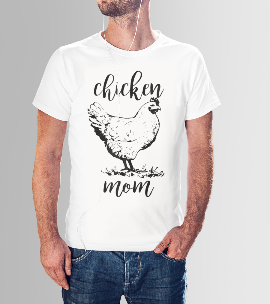 Chicken Mom Raising Crazy Chicken Lady T-Shirt