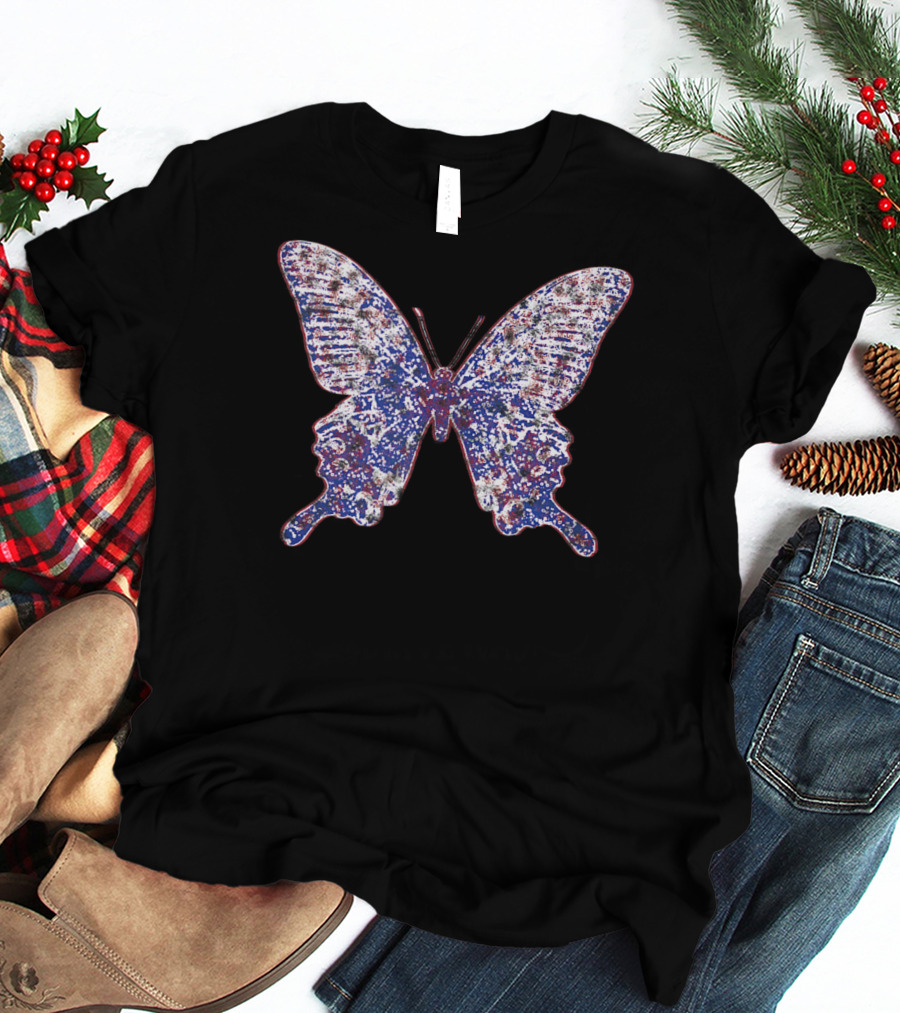 Butterfly Gardener Entomologist Fest With Colorful Wing T-Shirt