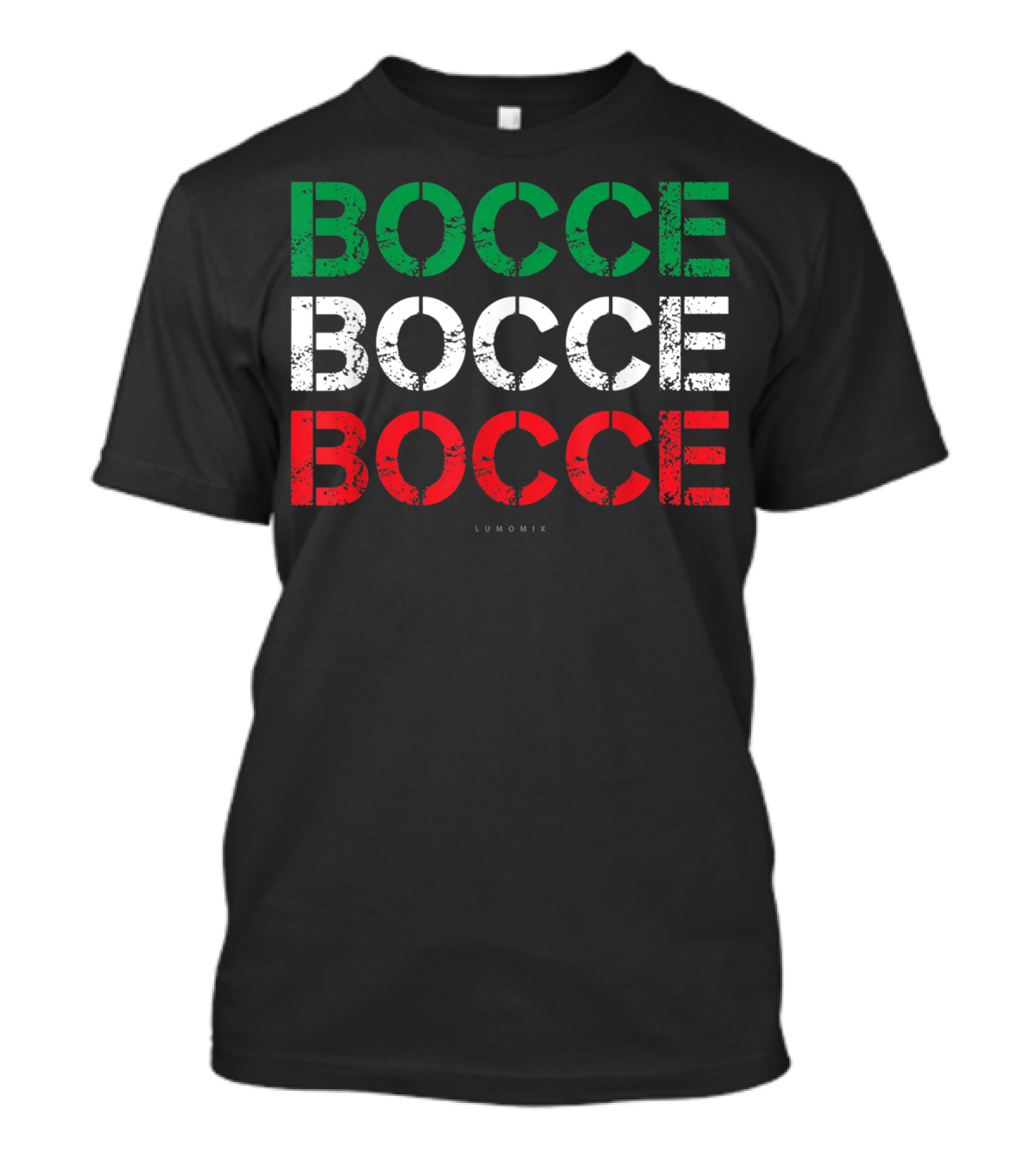 BOCCE BOCCE BOCCE Funny Italian Sport Lumowix T-Shirt