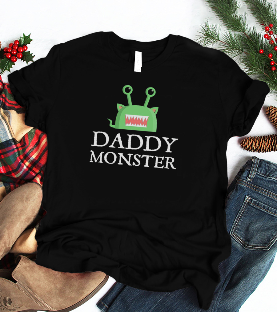 Daddy Monster Family Halloween Costume Mens Shirt Monster Daddy T-Shirt