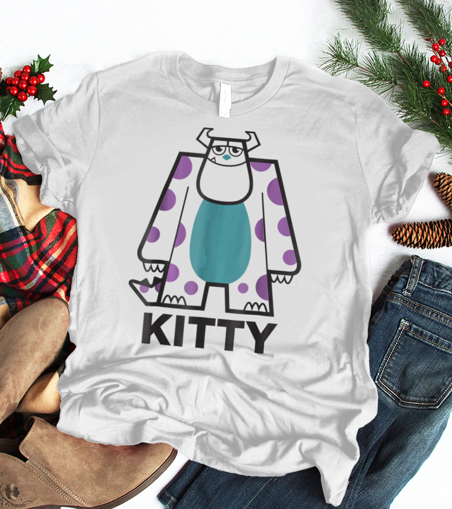 Monsters Inc. Sulley Kitty Block T-Shirt