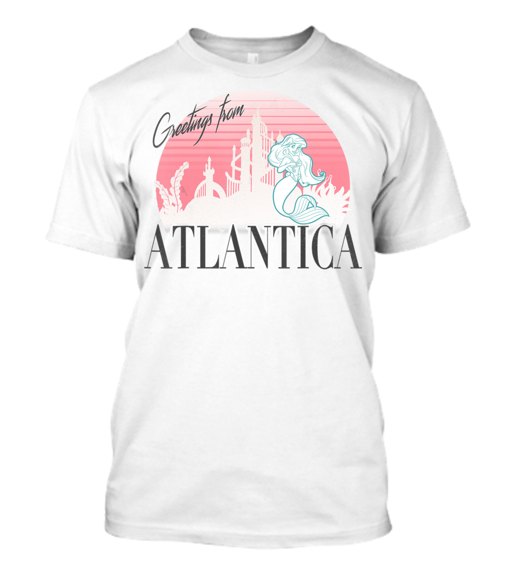 Greetings From Atlantica Disney The Little Mermaid Ariel T-Shirt
