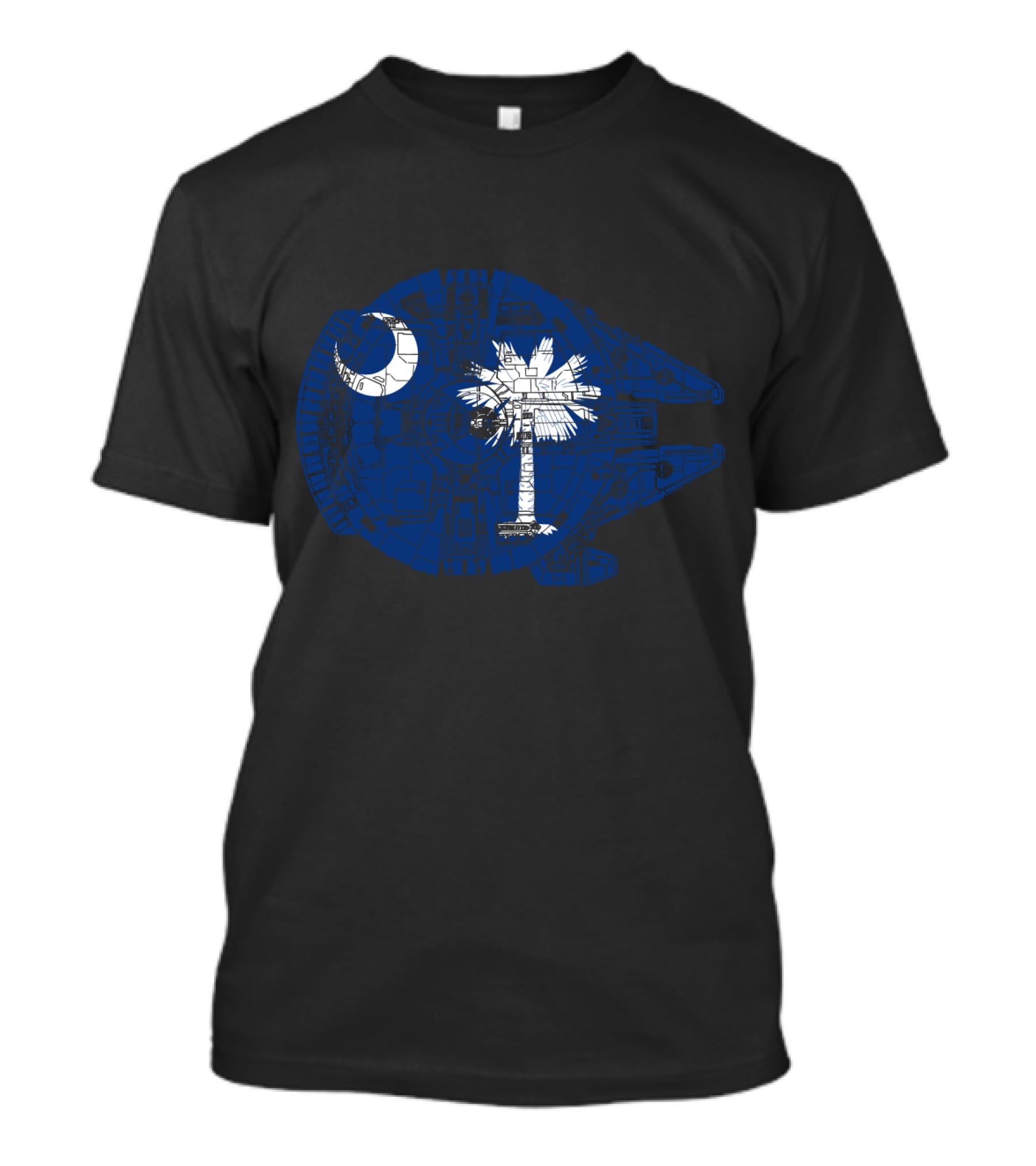 South Carolina Flag Millennium Falcon T-Shirt