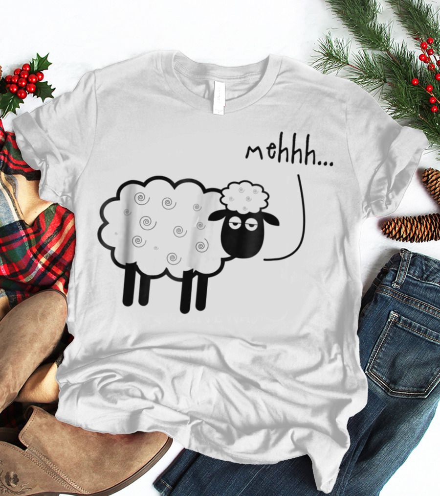 Mehhh Blackie Sheep Crazy Relatives T-Shirt