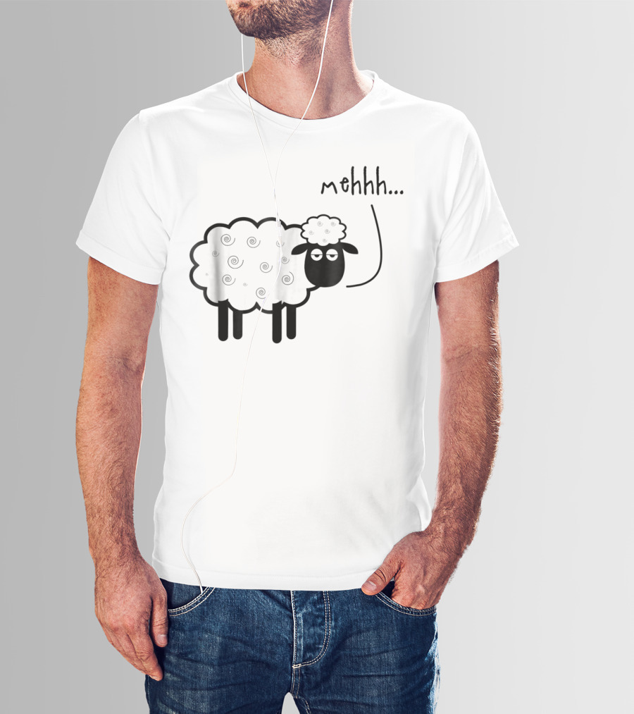 Mehhh Blackie Sheep Crazy Relatives T-Shirt