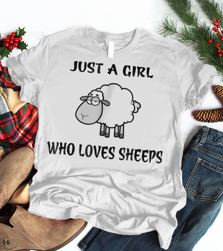 Just A Girl Who Loves Sheeps Animal Spirit T-Shirt