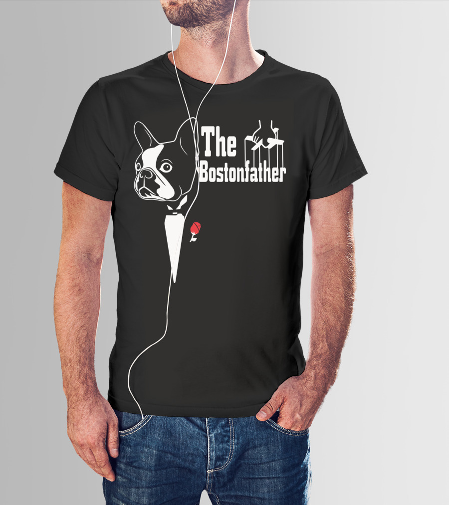 The Bostonfather Boston Terrier Mashup T-Shirt