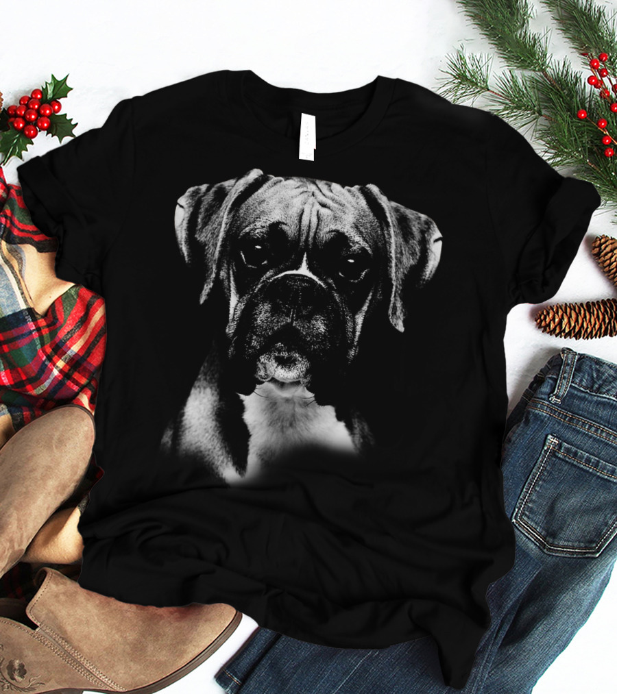 Boxer Dog Portrait Close-Up T-Shirt