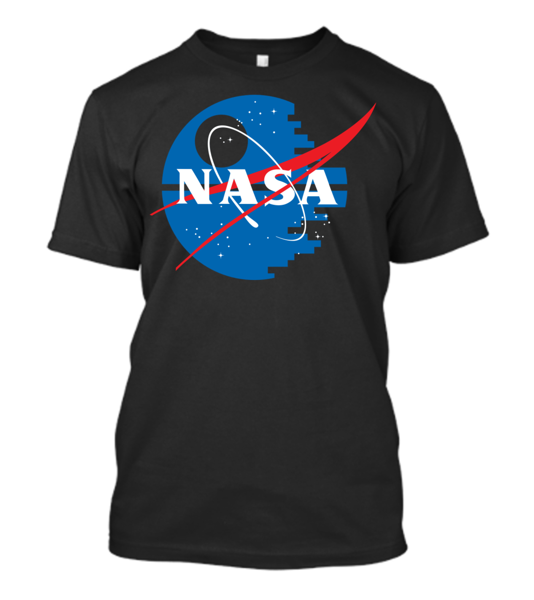 NASA Death Moon Star Wars Combination T-Shirt