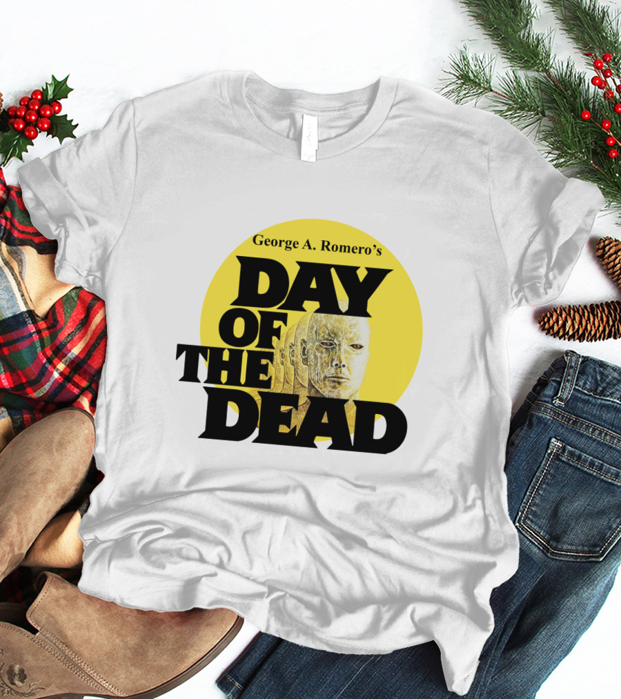 George A. Romero's Day Of The Dead Zombie Horror Movie T-Shirt