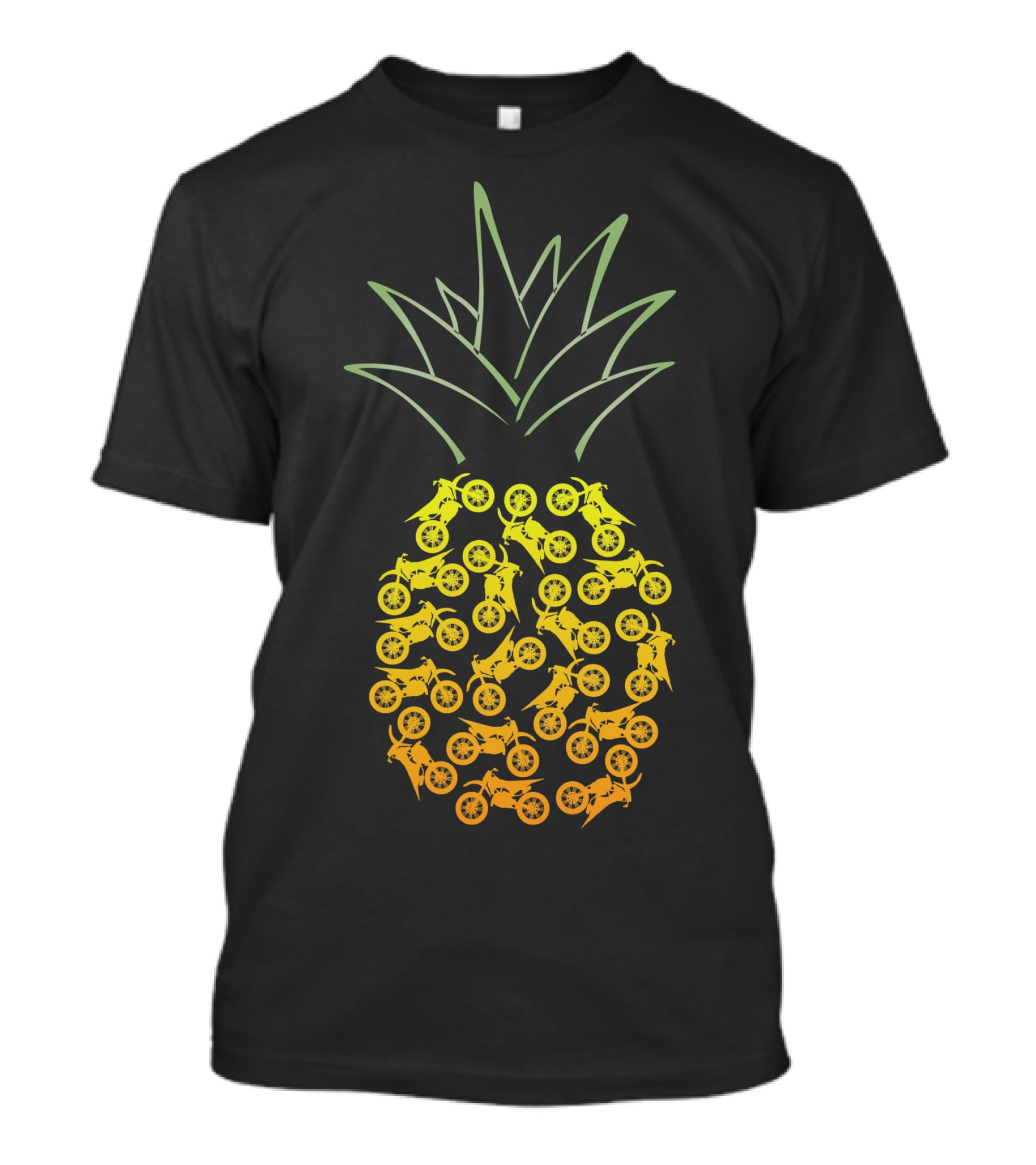Motocross Pineapple Motorbike T-Shirt
