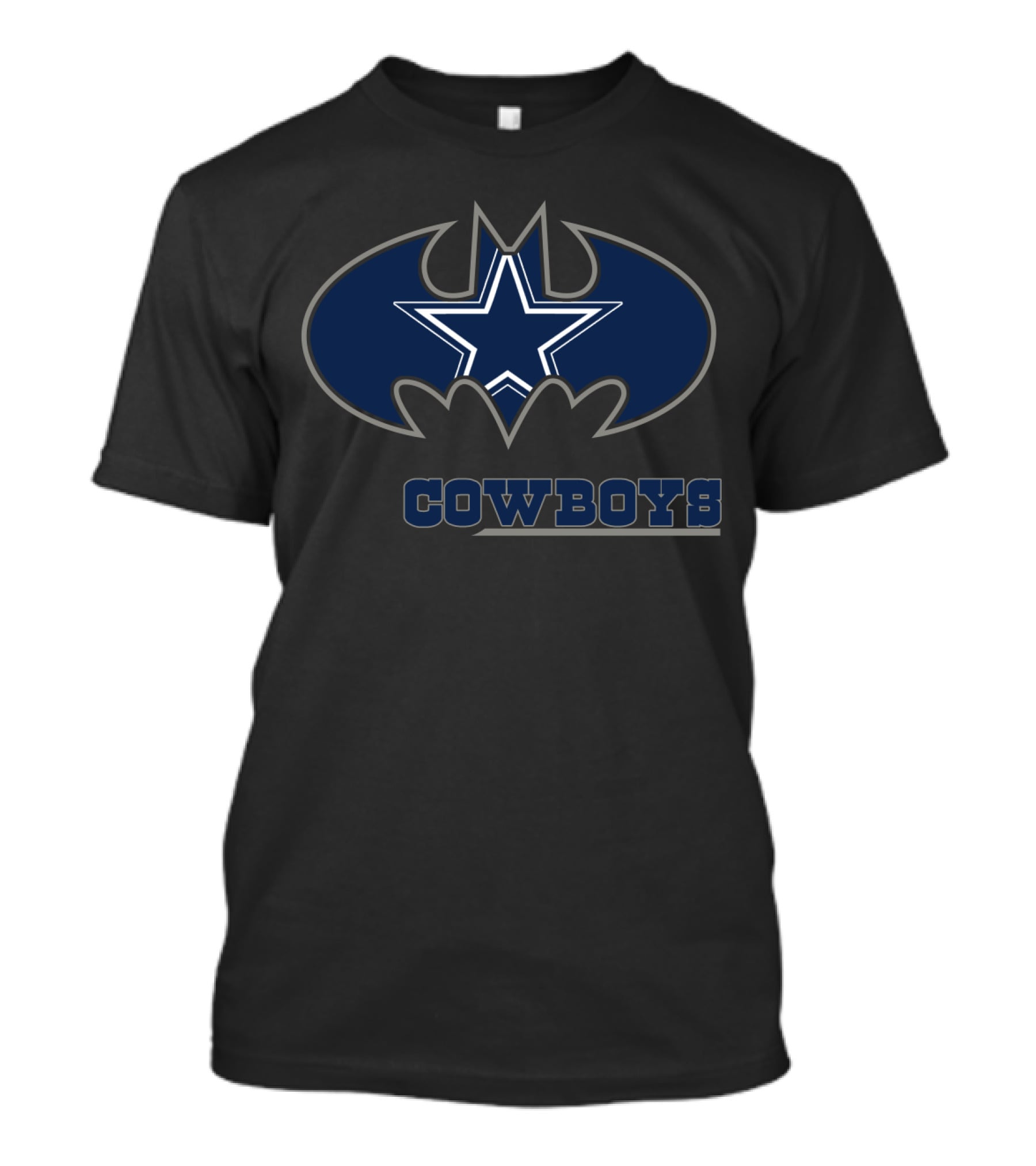 Cowboys Star Logo Batman Symbol T-Shirt