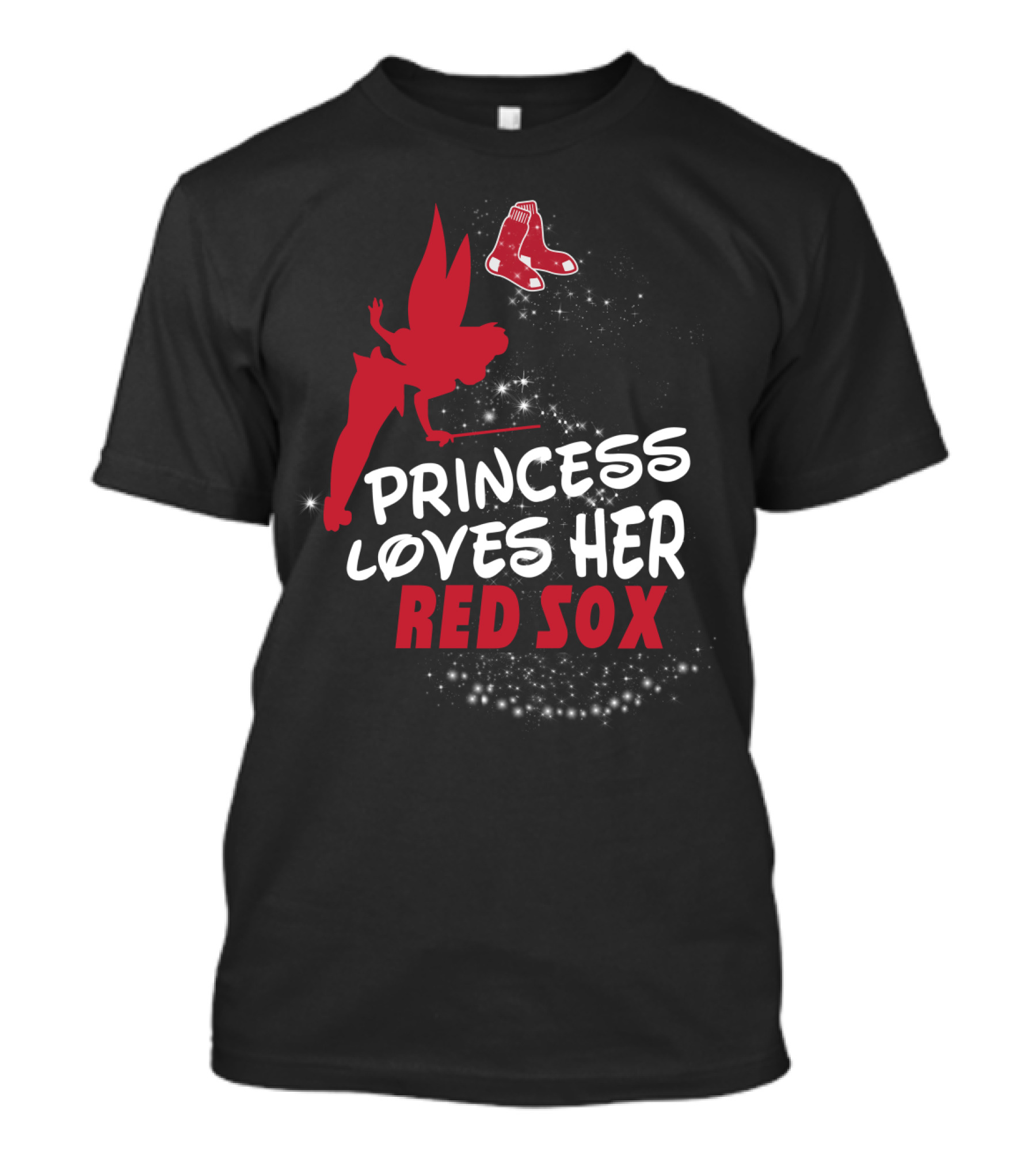 Princess Loves Her Red Sox T-Shirt