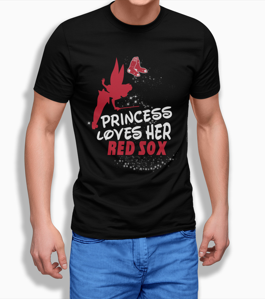Princess Loves Her Red Sox T-Shirt
