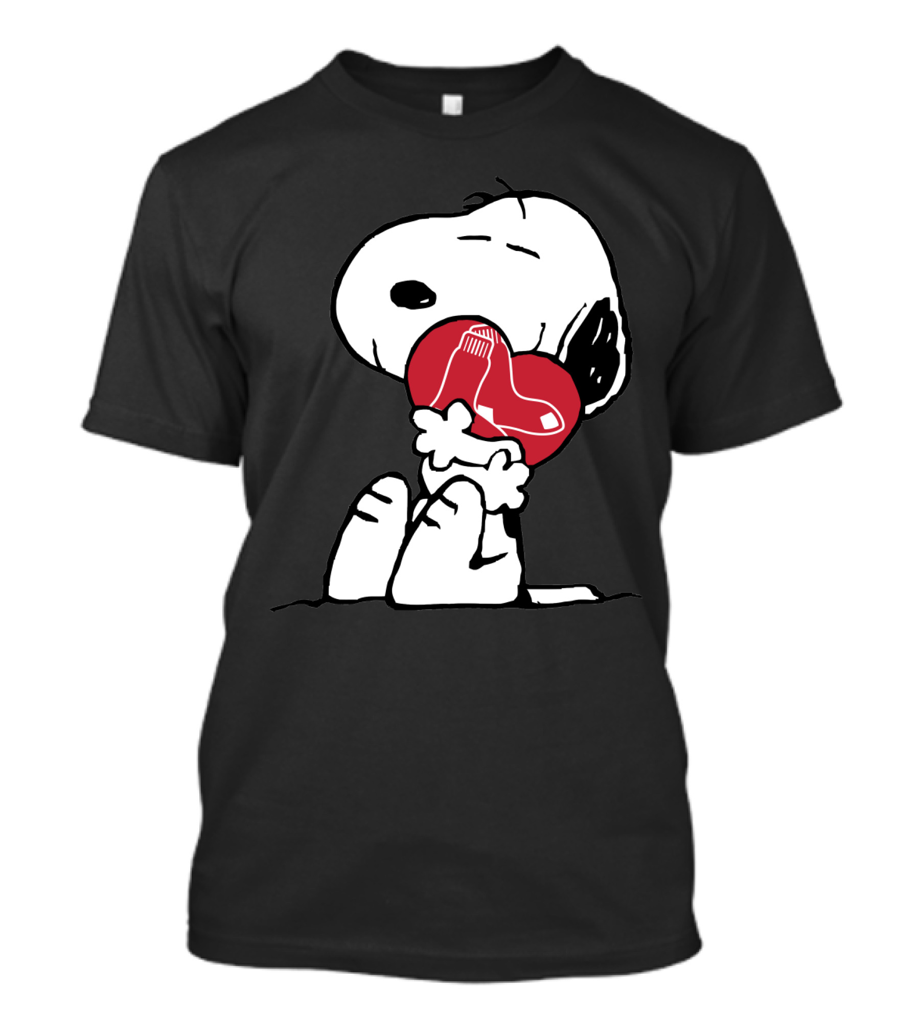 Snoopy Hugging Boston Red Sox T-Shirt