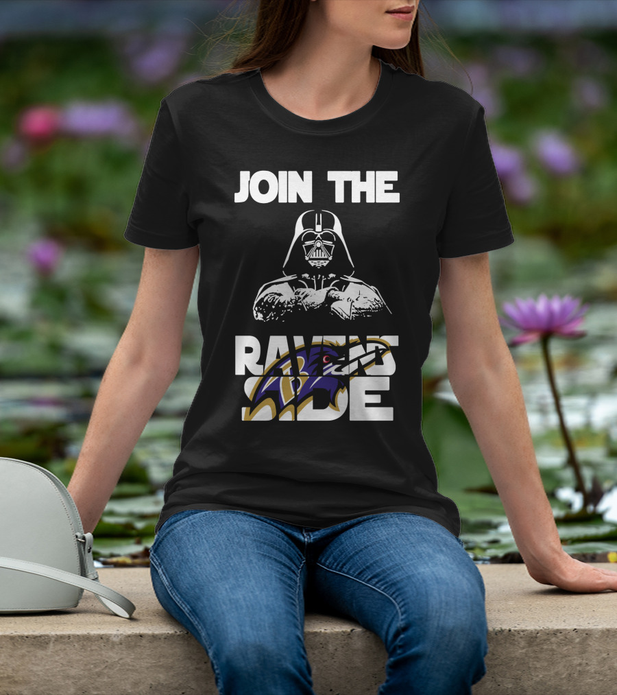 Join The Ravens Side Baltimore Ravens Football Fandom Merchandise T-Shirt