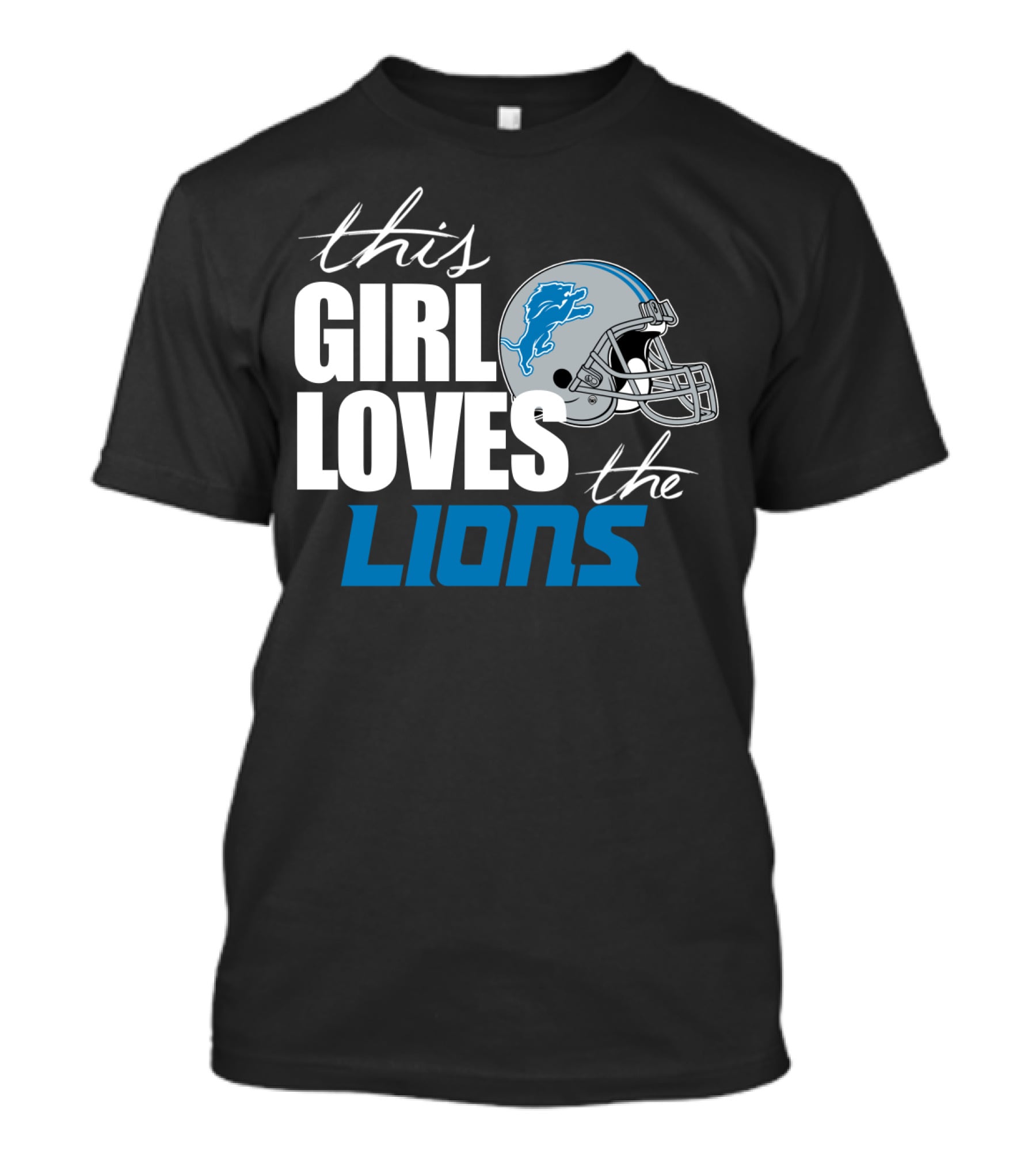 This Girl Loves The Detroit Lions T-Shirt