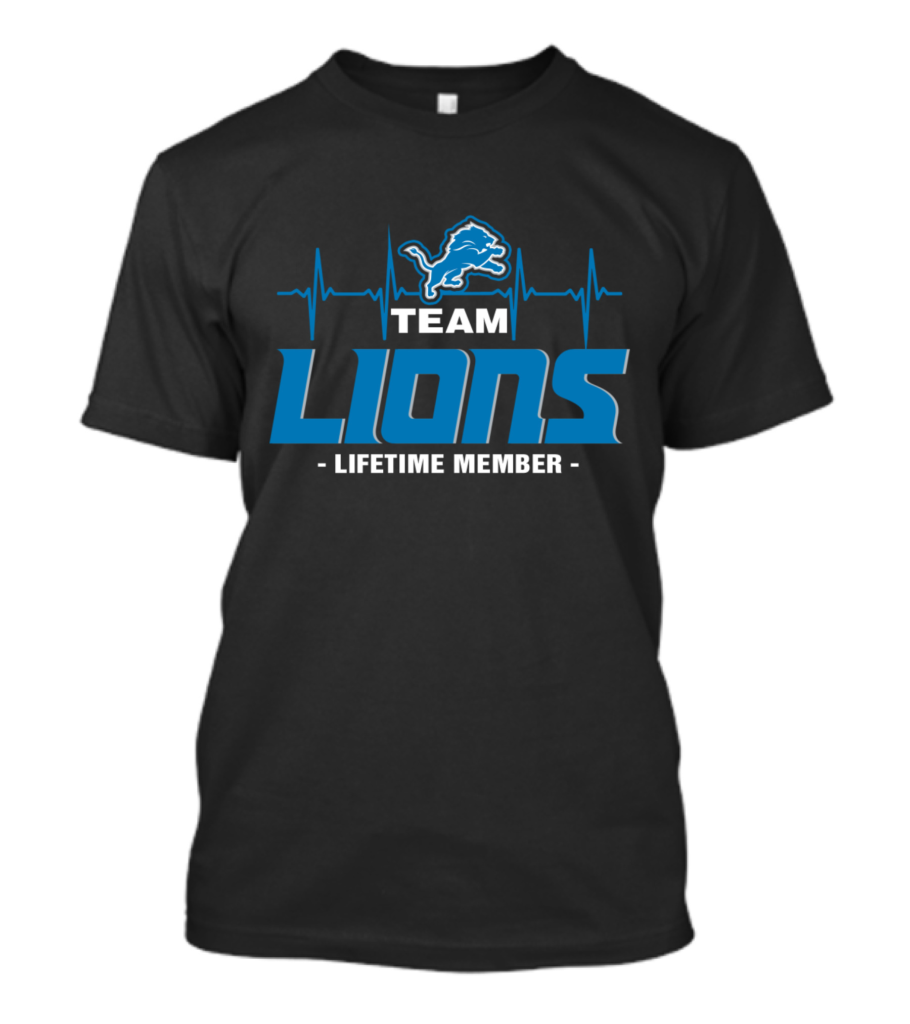 Team Lions Lifetime Member Detroit T-Shirt