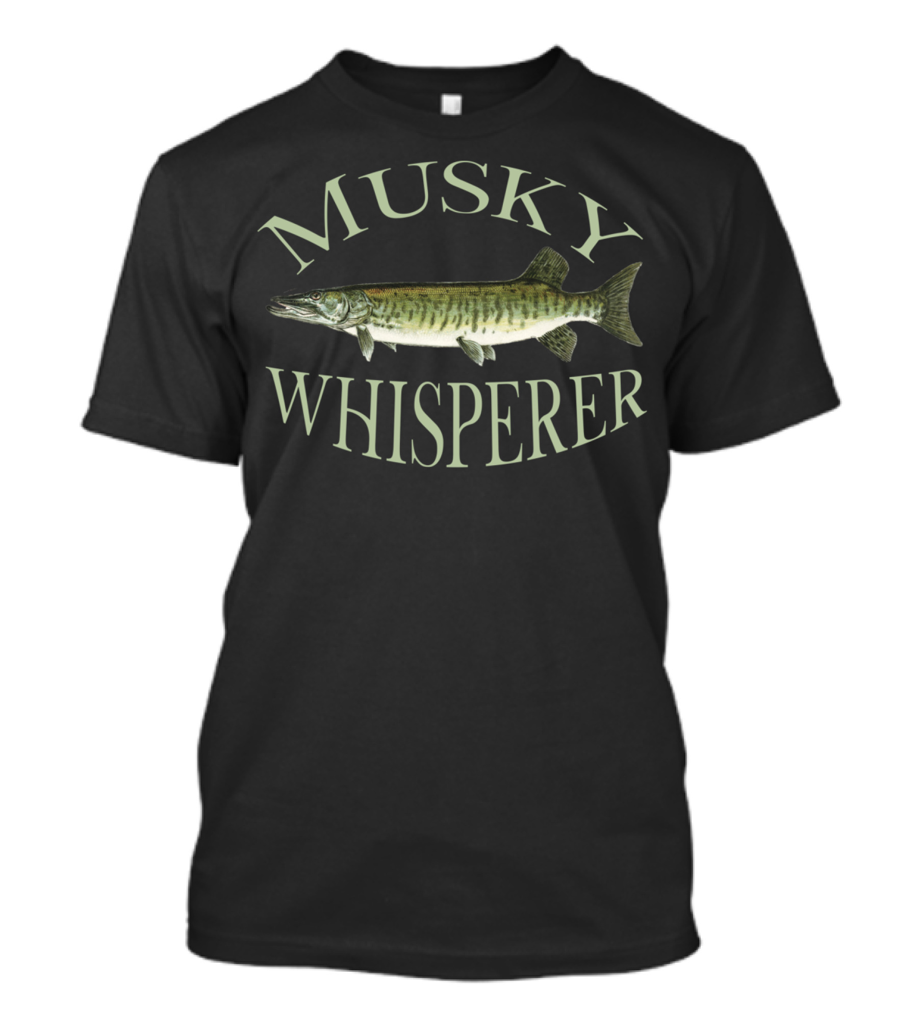 Musky Whisperer Muskellunge Fish Angler T-Shirt