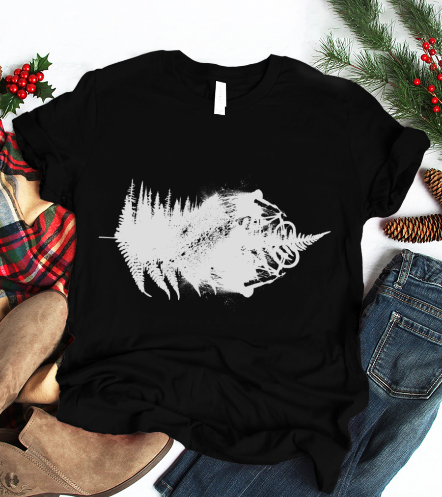 MTB Awesome Forest Trail Bike Adventure White T-Shirt