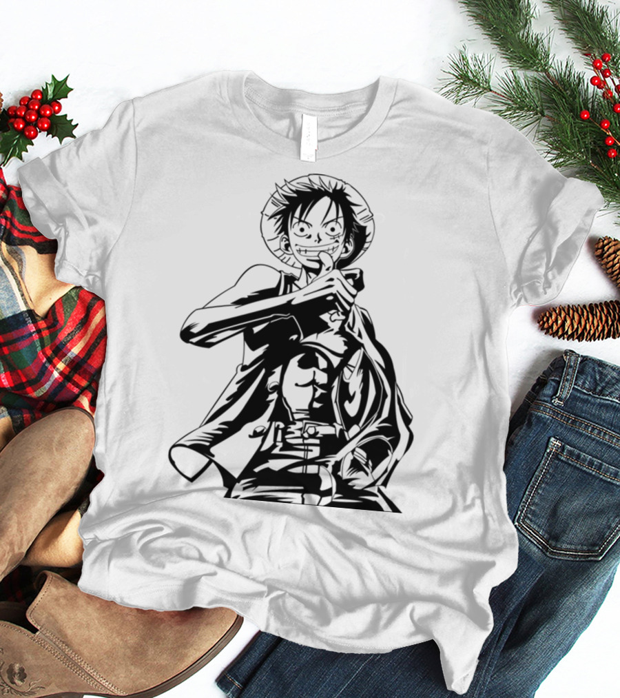 Monkey D. Luffy One Piece Anime Manga Pirate Adventures Fan T-Shirt
