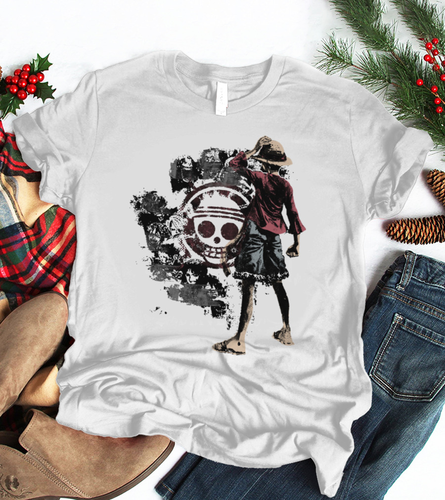One Piece Straw Hat Pirate Skull Luffy T-Shirt