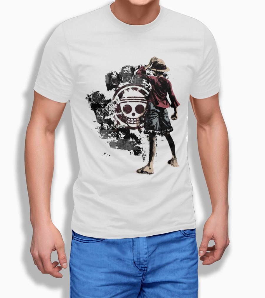 One Piece Straw Hat Pirate Skull Luffy T-Shirt