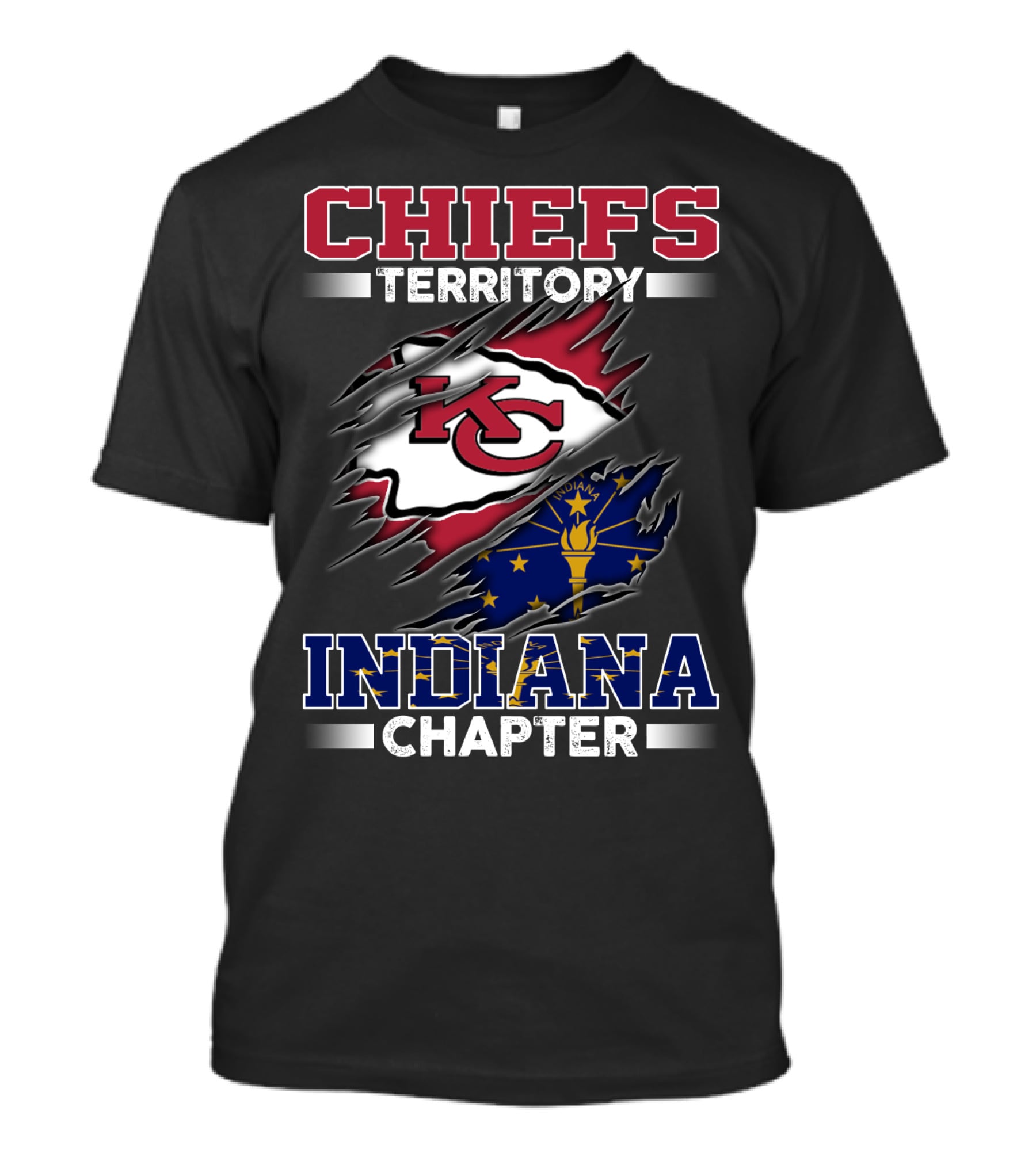 CHIEFS TERRITORY KC INDIANA CHAPTER T-Shirt